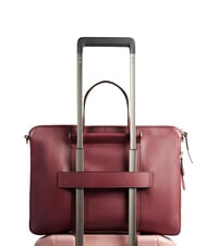 PIQUADRO CIRCLE Borsa cartella porta pc 14" in pelle bordeaux - Cartelle Lavoro - 3