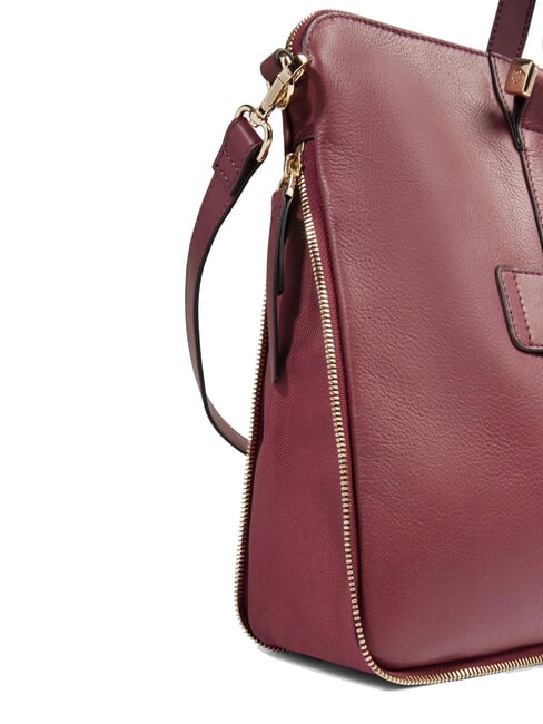 CIRCLE Borsa cartella porta pc 14" in pelle bordeaux - Cartelle Lavoro