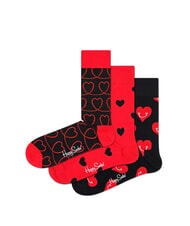 HAPPY SOCKS I LOVE YOU Gift set calze 3 paia - Calze Donna