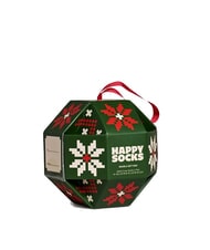 HAPPY SOCKS SNOWFLAKE Gift set calze 1 paio dark green - Calze Uomo - 3