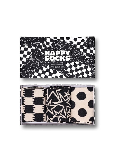 BLACK AND WHITE Gift set calze 3 paia black - Calze Donna