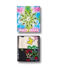 HAPPY SOCKS SPINNING WHEEL Gift set calze 2 paia white - Calze Donna - 4