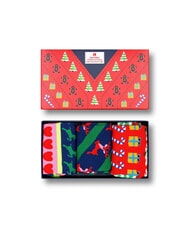 HAPPY SOCKS X-MAS SWEATER Gift set calze 3 paia 4300 - Calze Uomo - 6