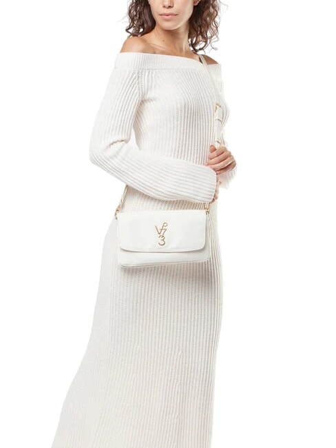 LOUISE Borsa media a tracolla manico catena ecru - Borse Donna