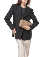 V73 LOUISE Borsa media a tracolla manico catena taupe - Borse Donna - 6