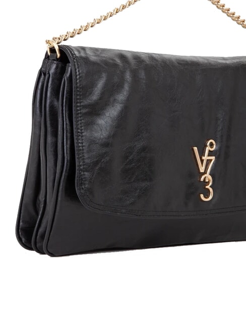 LOUISE Borsa grande a tracolla manico catena nero - Borse Donna