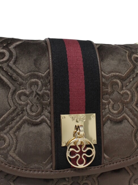 CATE Borsa a tracolla con flap taupe/multicolor - Borse Donna