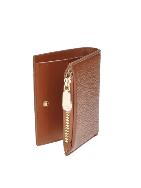 FEDERICA Portafoglio medio con portamonete cuoio - Portafogli Donna