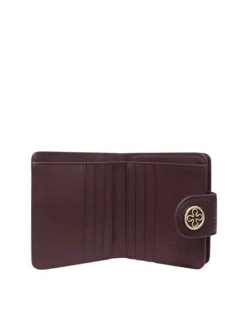 FEDERICA Portafoglio bifold piccolo bordeaux - Portafogli Donna