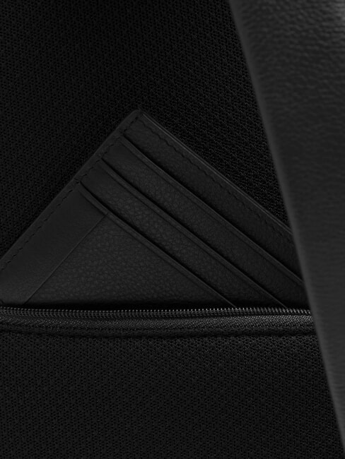 W137 Zainmo monospalla in pelle Nero - Zaini da lavoro porta PC