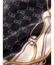 LIUJO LOGO Stola con stampa NERO - Sciarpe - 3