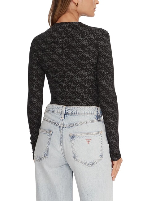 TEODORA Maglia girocollo manica lunga con strass jetbla - Maglie Donna