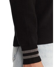 GUESS SILVIE LOGO Maglione girocollo con strass jetbla - Maglie Donna - 4