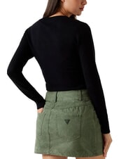 GUESS REYNA LOGO Maglione girocollo con applicazioni - Maglie Donna