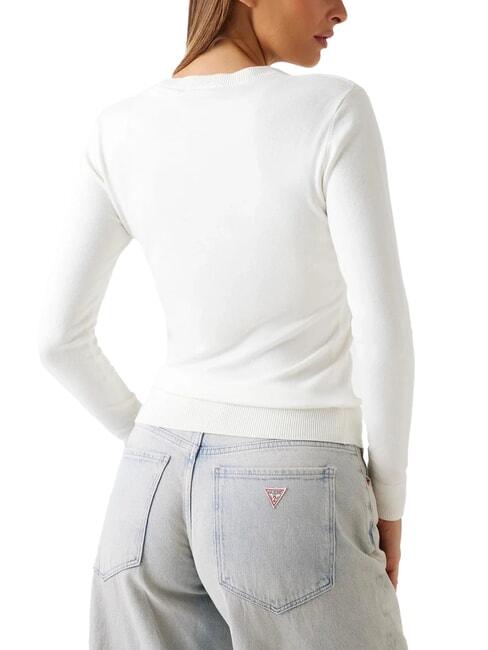 REYNA LOGO Maglione girocollo con applicazioni cremwhi - Maglie Donna