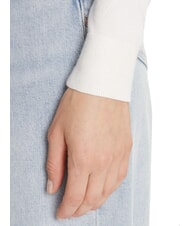 GUESS REYNA LOGO Maglione girocollo con applicazioni cremwhi - Maglie Donna - 4