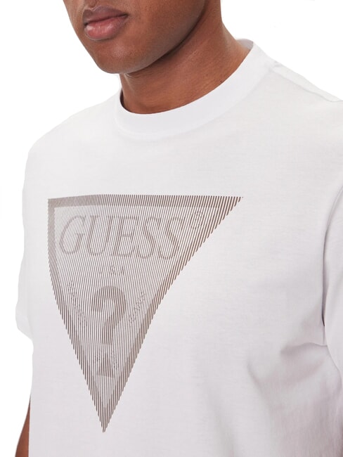 TRIANGLE LOGO T-shirt manica corta regular fit purwhite - T-shirt Uomo