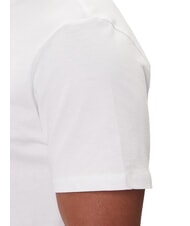 GUESS TRIANGLE LOGO T-shirt manica corta regular fit purwhite - T-shirt Uomo - 4