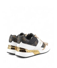 GUESS MICKAY Sneakers Beige/Brown - Scarpe Donna - 4