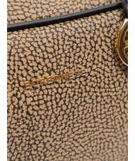 BORBONESE OUTLINE Borsa a mano op naturale/nero - Borse Donna - 3
