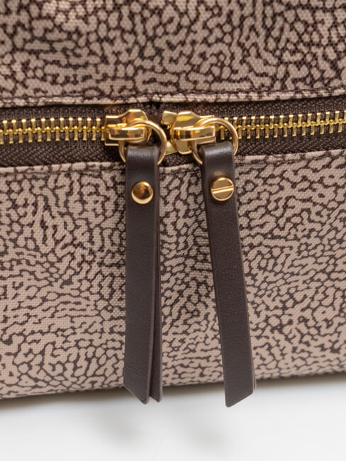 FLEXOS ZIP Mini Bag a tracolla op naturale/testa moro - Borse Donna