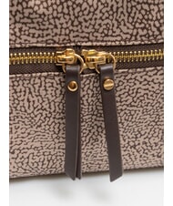 BORBONESE FLEXOS ZIP Mini Bag a tracolla op naturale/testa moro - Borse Donna - 3