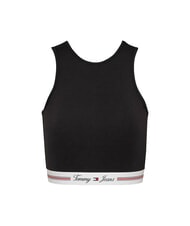 TOMMY HILFIGER TH JEANS Top cut out black - T-shirt e Top Donna - 3