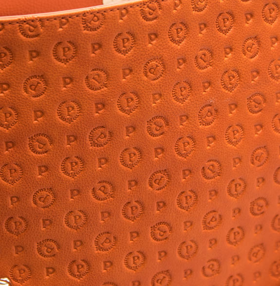 Embossed Heritage Sacca a spalla ARANCIO - Borse Donna