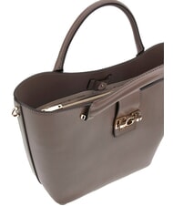 GUESS JANE Borsa tote a mano con tracolla dark taupe - Borse Donna - 4