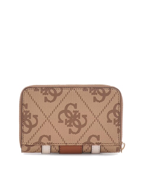 ERENIA Portafoglio medio zip around LATTE LOGO - Portafogli Donna