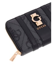 GUESS ERENIA Portafoglio medio zip around coal - Portafogli Donna - 3