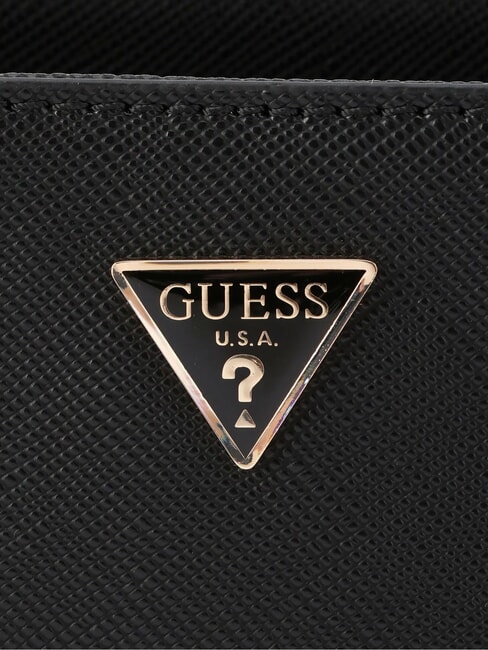 BOLENA Borsa a spalla con charm cuore NERO - Borse Donna