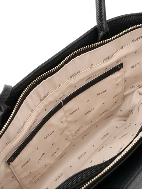 BOLENA Borsa a spalla con charm cuore NERO - Borse Donna