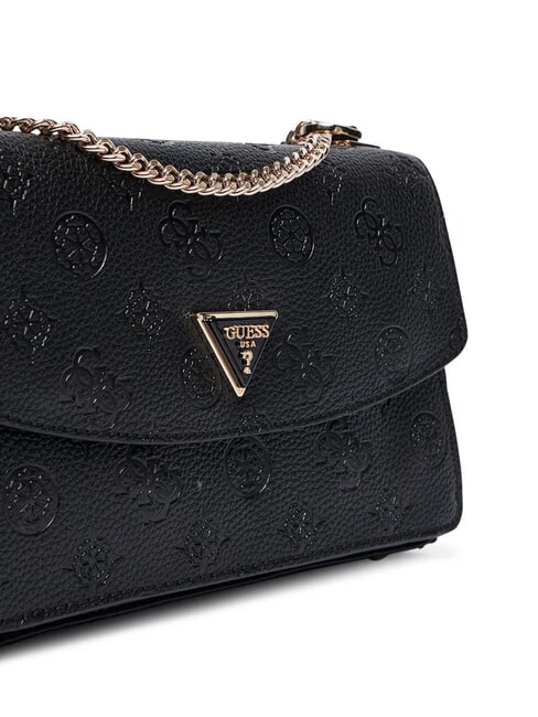 CRESIDIA II Borsa a tracolla con flap black logo - Borse Donna