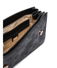 GUESS CRESIDIA II Borsa a tracolla con flap black logo - Borse Donna - 5