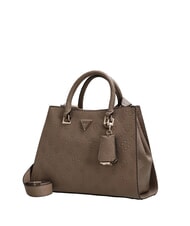 GUESS CRESIDIA II Borsa a mano con tracolla dark taupe logo - Borse Donna - 2