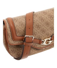 GUESS DEA Borsa a spalla con flap LATTE LOGO - Borse Donna - 3