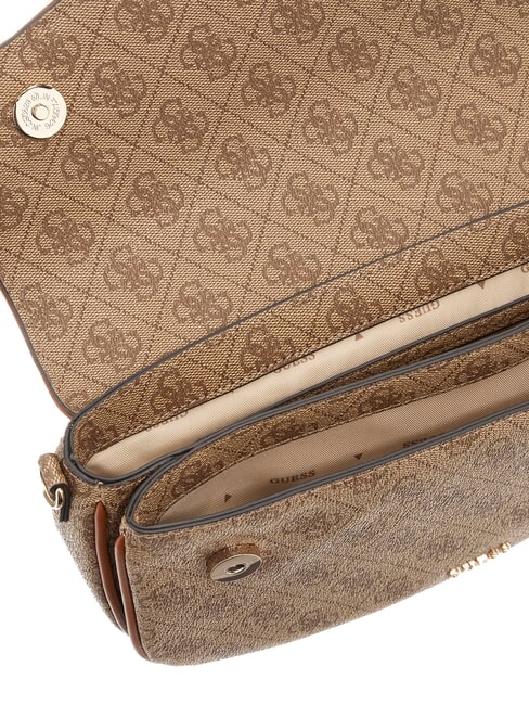 DEA Borsa a spalla con flap LATTE LOGO - Borse Donna