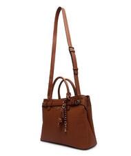 GUESS GREGORIA Borsa a mano grande con tracolla COGNAC - Borse Donna - 3