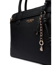 GUESS GREGORIA Borsa a mano grande con tracolla NERO - Borse Donna - 4