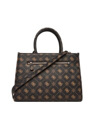 GUESS SILIA 2 Borsa tote a mano con tracolla espresso logo - Borse Donna - 3