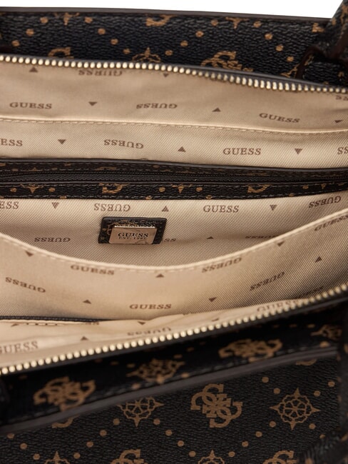 SILIA 2 Borsa tote a mano con tracolla espresso logo - Borse Donna