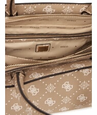 GUESS SILIA 2 Borsa tote a mano con tracolla biscotti logo - Borse Donna - 5