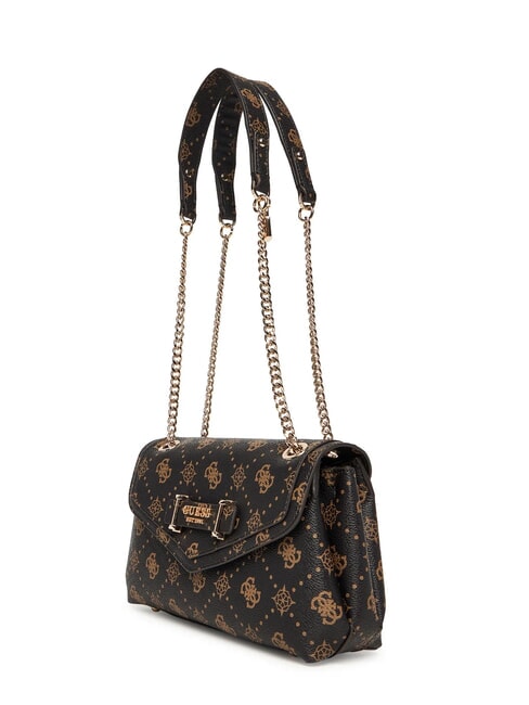 SILIA Borsa a spalla convertible espresso logo - Borse Donna