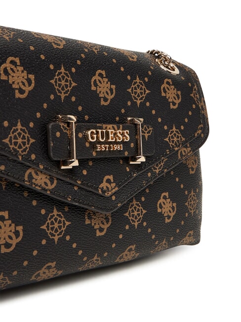 SILIA Borsa a spalla convertible espresso logo - Borse Donna