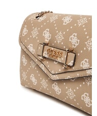 GUESS SILIA Borsa a spalla convertible biscotti logo - Borse Donna - 4