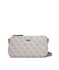 GUESS NOELLE 2 Doppia borsa a tracolla dark taupe logo - Borse Donna - 2