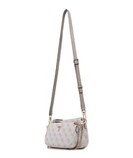 GUESS NOELLE 2 Doppia borsa a tracolla dark taupe logo - Borse Donna - 3