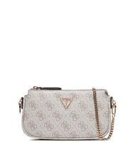 GUESS NOELLE 2 Doppia borsa a tracolla dark taupe logo - Borse Donna - 5