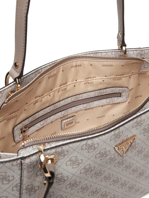 NOELLE 2  Borsa Tote a spalla dark taupe logo - Borse Donna